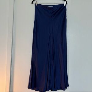 Blue Women's Midi Skirt